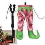 Sevair Deco Posable Santa Legs Christmas Tree Decor grinch kit