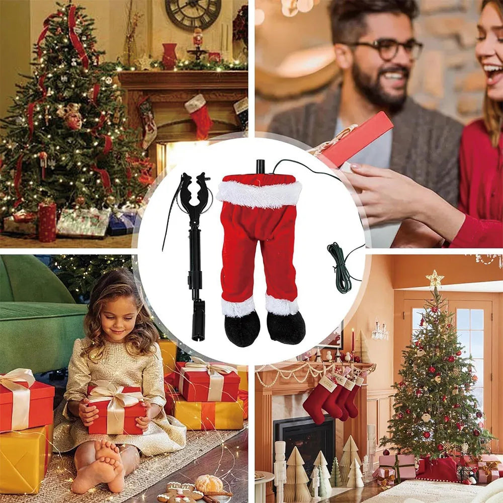 Sevair Deco Posable Santa Legs Christmas Tree Decor holiday scenes
