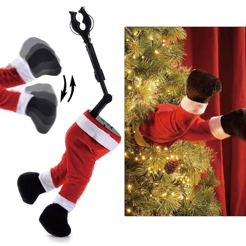 Sevair Deco Posable Santa Legs Christmas Tree Decor santa attachment