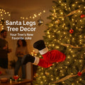 Sevair Deco Posable Santa Legs Christmas Tree Decor santa display