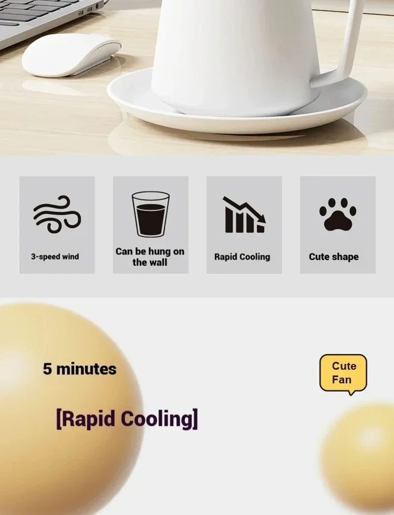 Sevair Deco Puppy Food Cooling Fan speed features