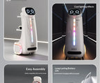 Sevair Deco RC Delivery Robot Toy with Lights colorful lights