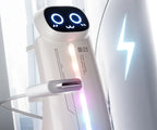 Sevair Deco RC Delivery Robot Toy with Lights front angle
