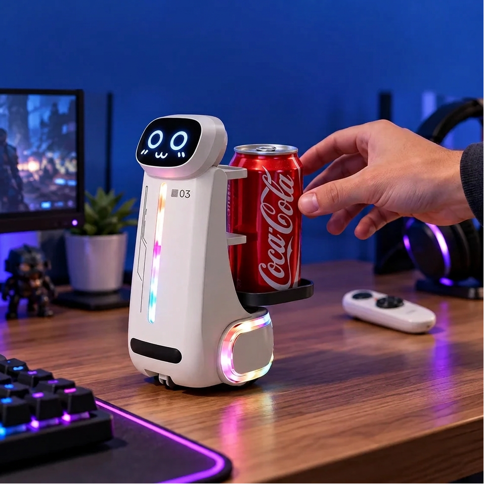 Sevair Deco RC Delivery Robot Toy with Lights hero