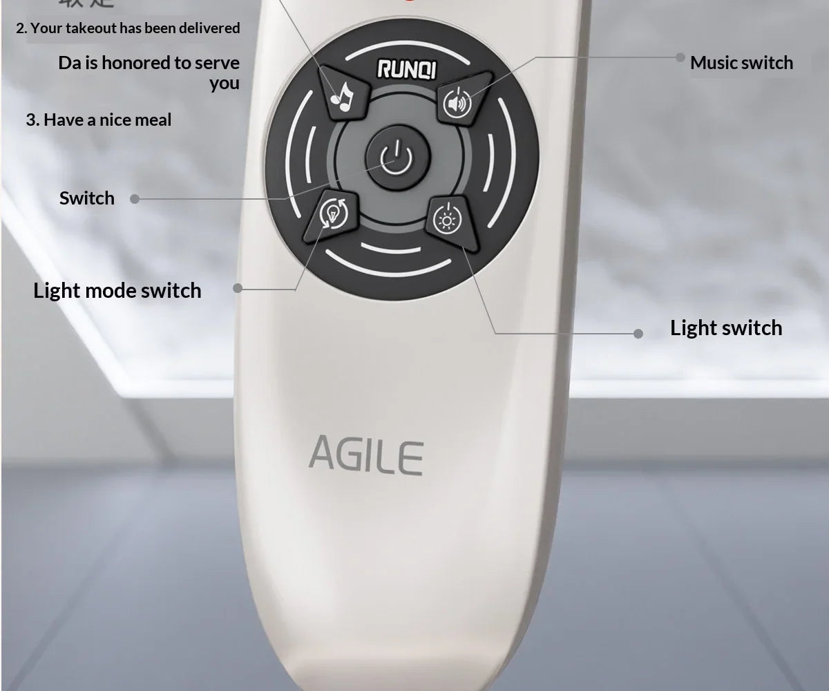 Sevair Deco RC Delivery Robot Toy with Lights product angle