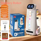 Sevair Deco RC Delivery Robot Toy with Lights remote control
