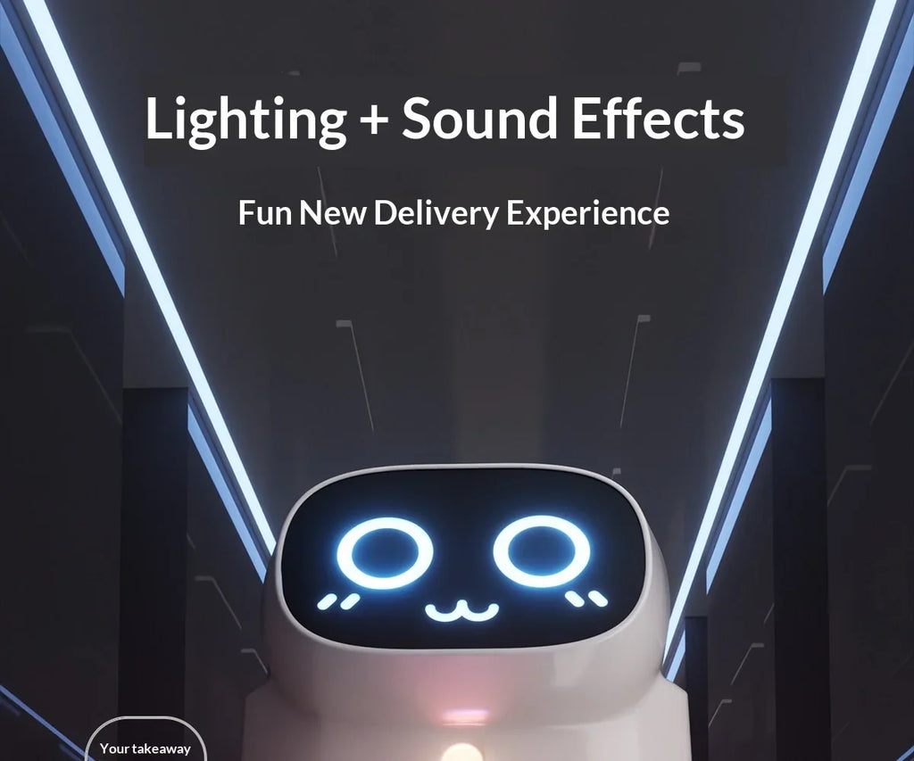 Sevair Deco RC Delivery Robot Toy with Lights robot profile