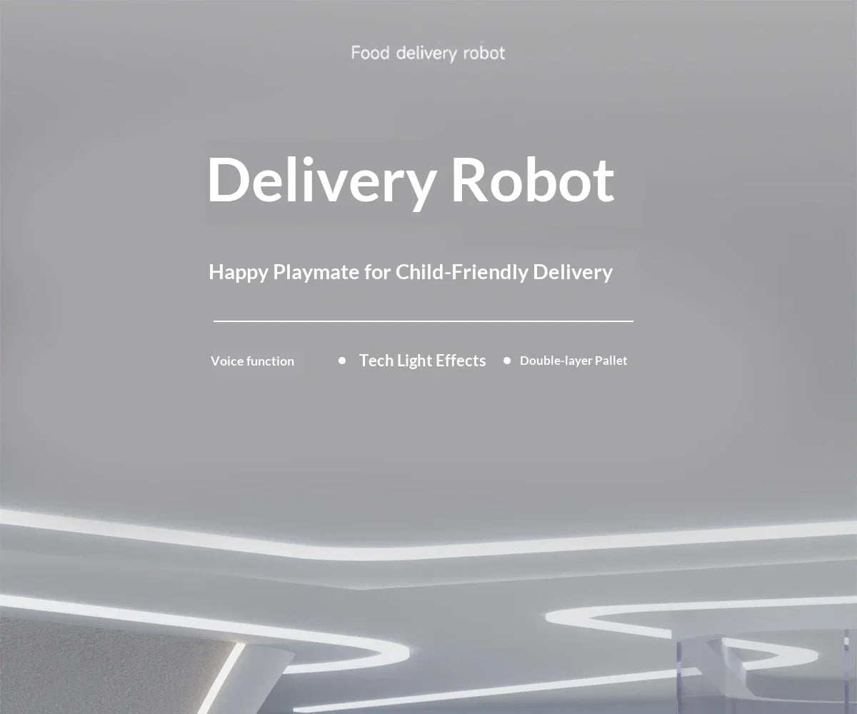 Sevair Deco RC Delivery Robot Toy with Lights tray detail