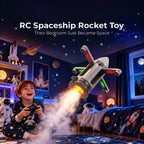 Sevair Deco RC Spaceship Rocket Toy with LED Mist 2