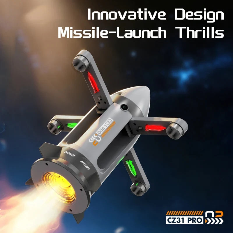 Sevair Deco RC Spaceship Rocket Toy with LED Mist 6