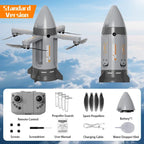 Sevair Deco RC Spaceship Rocket Toy with LED Mist 7