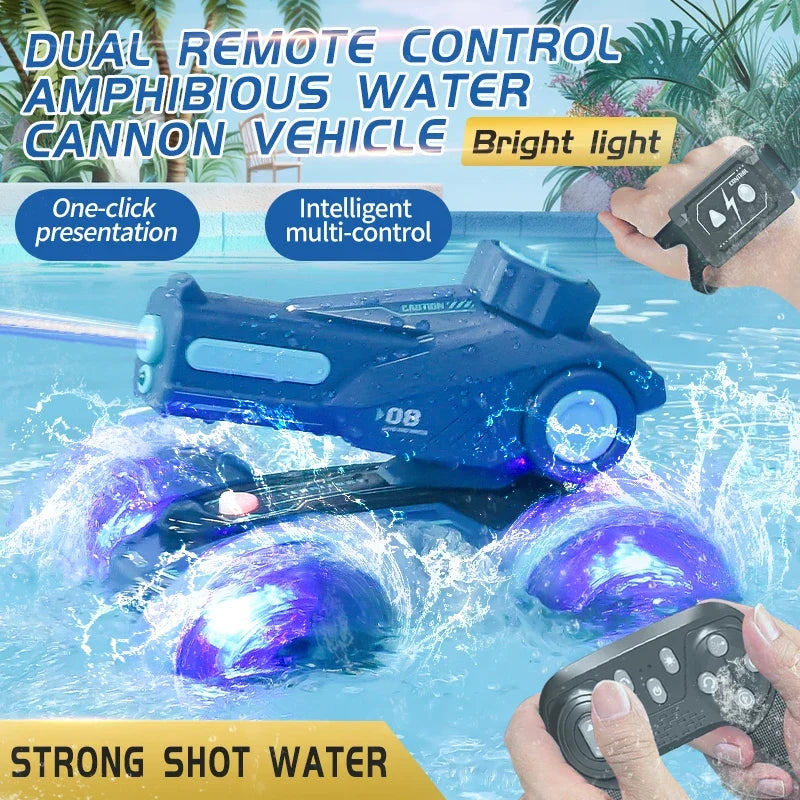 Sevair Deco RC Water Cannon Robot Toy dual control pool