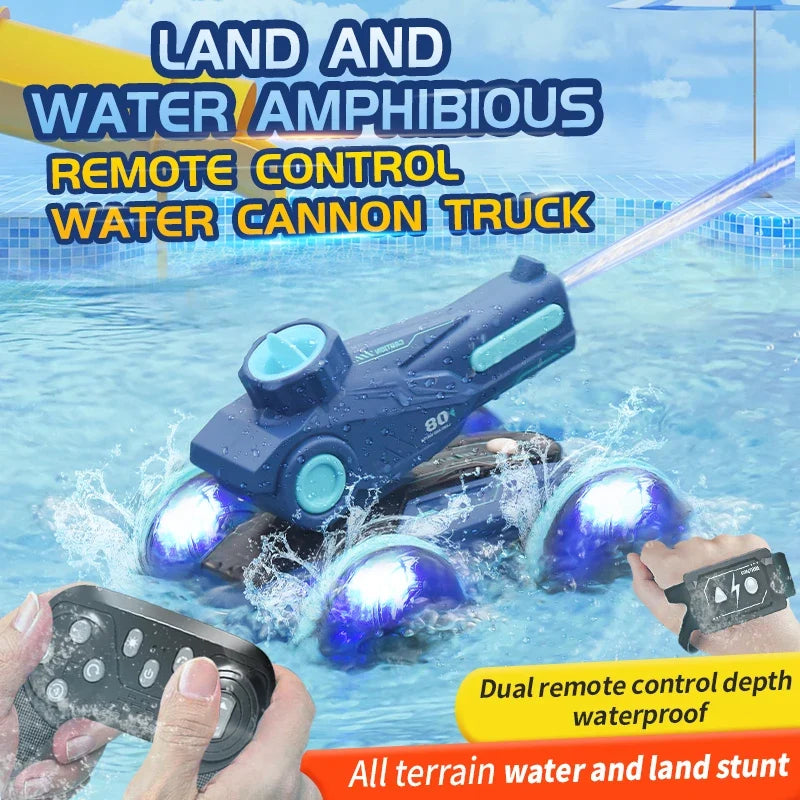 Sevair Deco RC Water Cannon Robot Toy pool controls