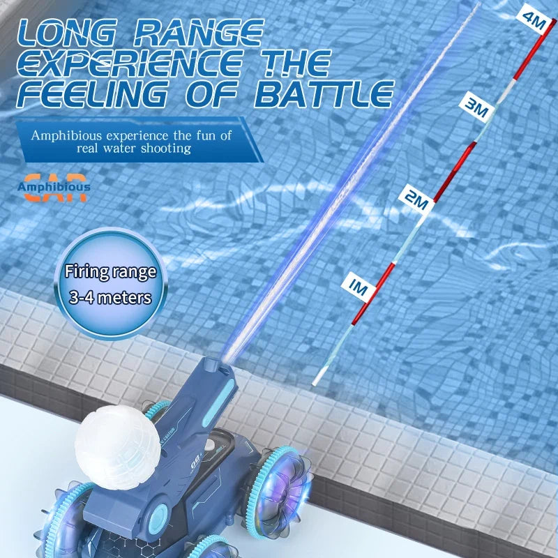 Sevair Deco RC Water Cannon Robot Toy spray distance