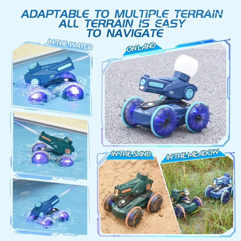 Sevair Deco RC Water Cannon Robot Toy terrain overview