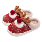 Sevair Deco Reindeer Christmas Slippers 10
