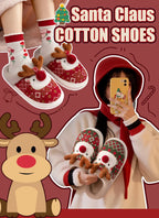 Sevair Deco Reindeer Christmas Slippers 11
