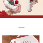 Sevair Deco Reindeer Christmas Slippers 15