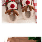 Sevair Deco Reindeer Christmas Slippers 27