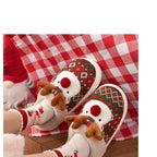 Sevair Deco Reindeer Christmas Slippers 29