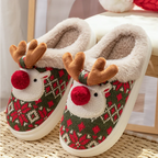 Sevair Deco Reindeer Christmas Slippers 3
