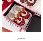 Sevair Deco Reindeer Christmas Slippers 31