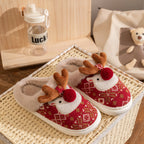 Sevair Deco Reindeer Christmas Slippers 6
