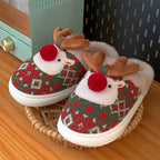 Sevair Deco Reindeer Christmas Slippers 7