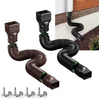 Sevair Deco Retractable Downspout Extension 11