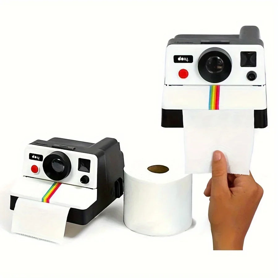 Sevair Deco Retro Camera Toilet Paper Holder paper dispensing