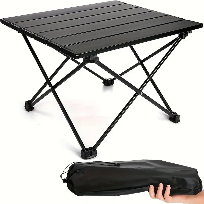 Sevair Deco Roll-Up Camping Table slatted top