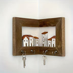 Sevair Deco Rustic Village Wall Key Holder 2