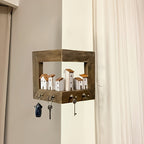 Sevair Deco Rustic Village Wall Key Holder 7