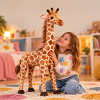 Sevair Deco Safari Giraffe Plush Stuffed Animal 1