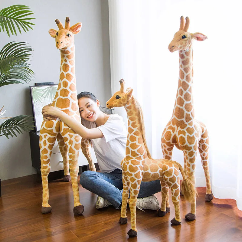 Sevair Deco Safari Giraffe Plush Stuffed Animal 4