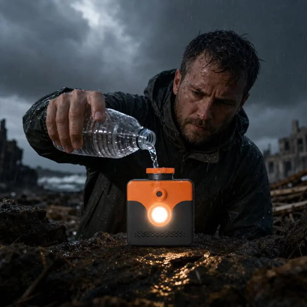 Sevair Deco Saltwater Emergency LED Light saltwater pouring