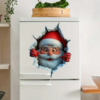 Sevair Deco Santa 3D Wall Sticker for Christmas 3