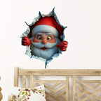 Sevair Deco Santa 3D Wall Sticker for Christmas 4