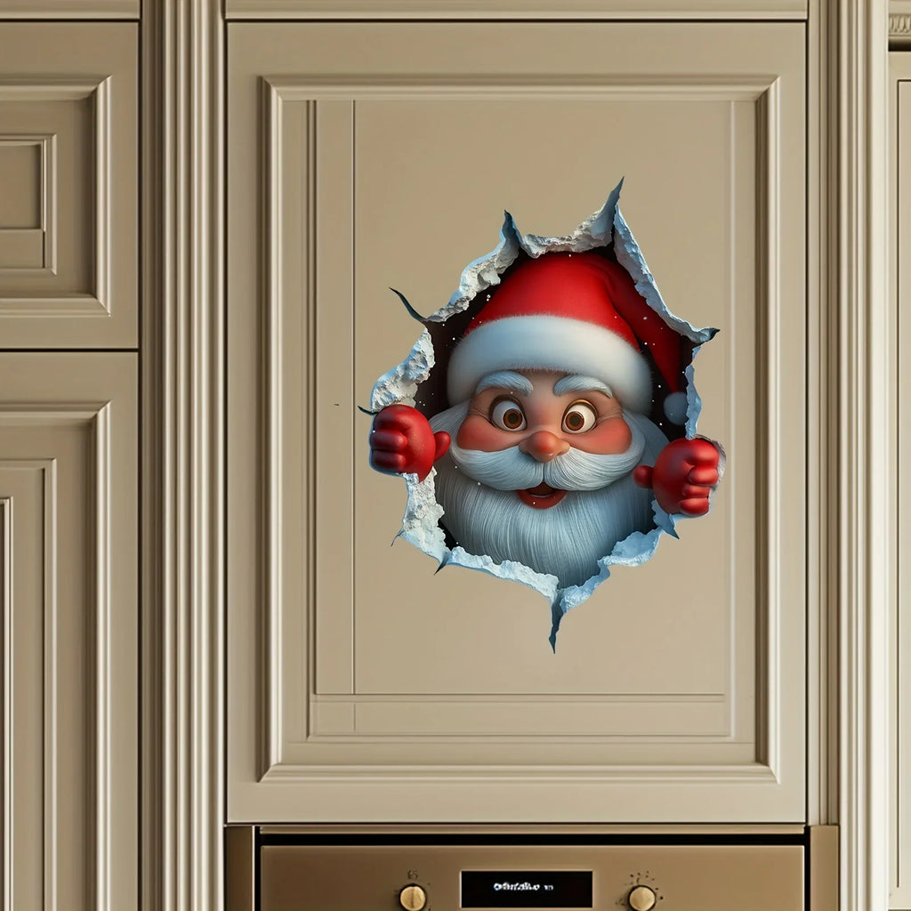 Sevair Deco Santa 3D Wall Sticker for Christmas 6