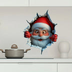Sevair Deco Santa 3D Wall Sticker for Christmas 7