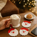 Sevair Deco Santa Crochet Coasters 4 Pack 1
