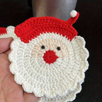 Sevair Deco Santa Crochet Coasters 4 Pack 3