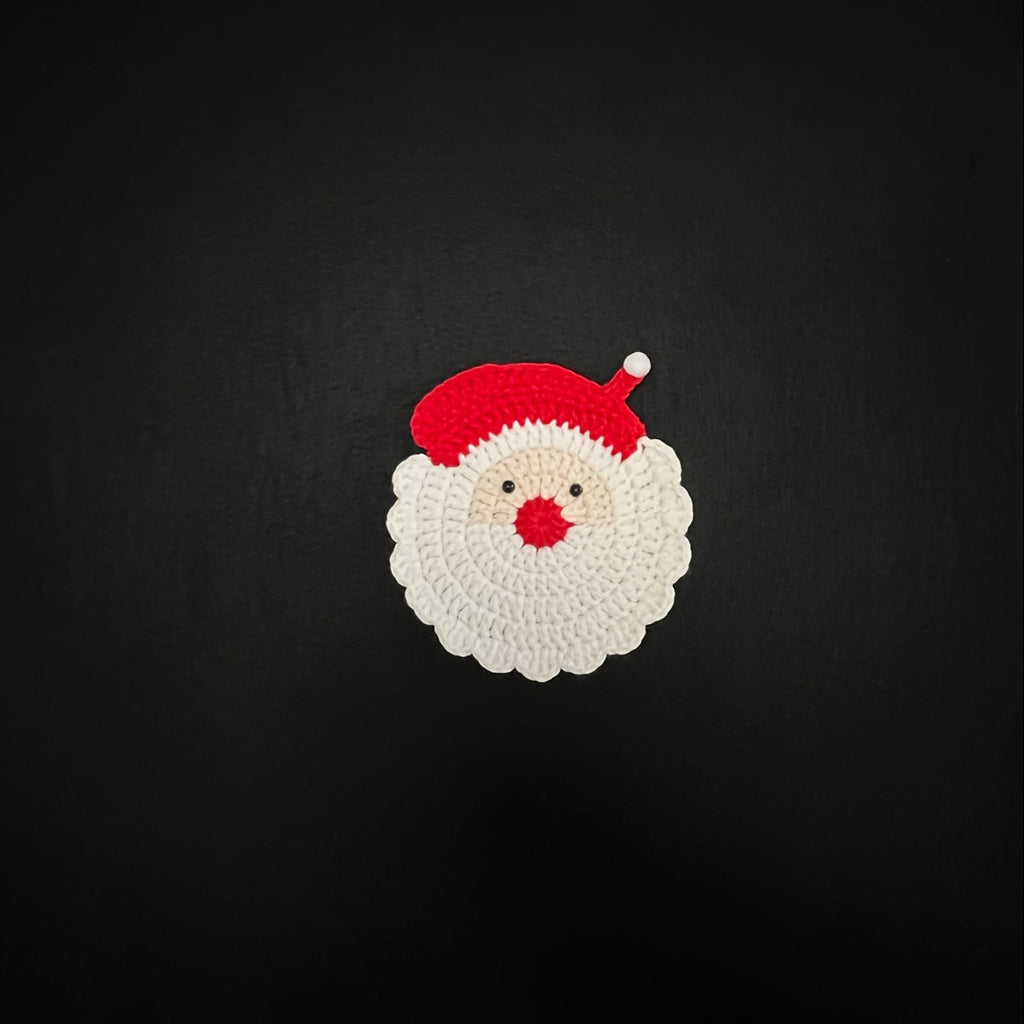 Sevair Deco Santa Crochet Coasters 4 Pack 7