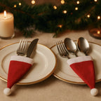 Sevair Deco Santa Cutlery Holders Felt Set 1