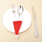 Sevair Deco Santa Cutlery Holders Felt Set 10