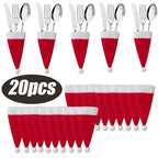 Sevair Deco Santa Cutlery Holders Felt Set 6