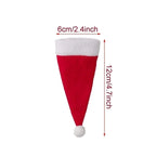 Sevair Deco Santa Cutlery Holders Felt Set 7