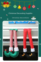 Sevair Deco Santa Elf Car Legs Christmas Decor 10
