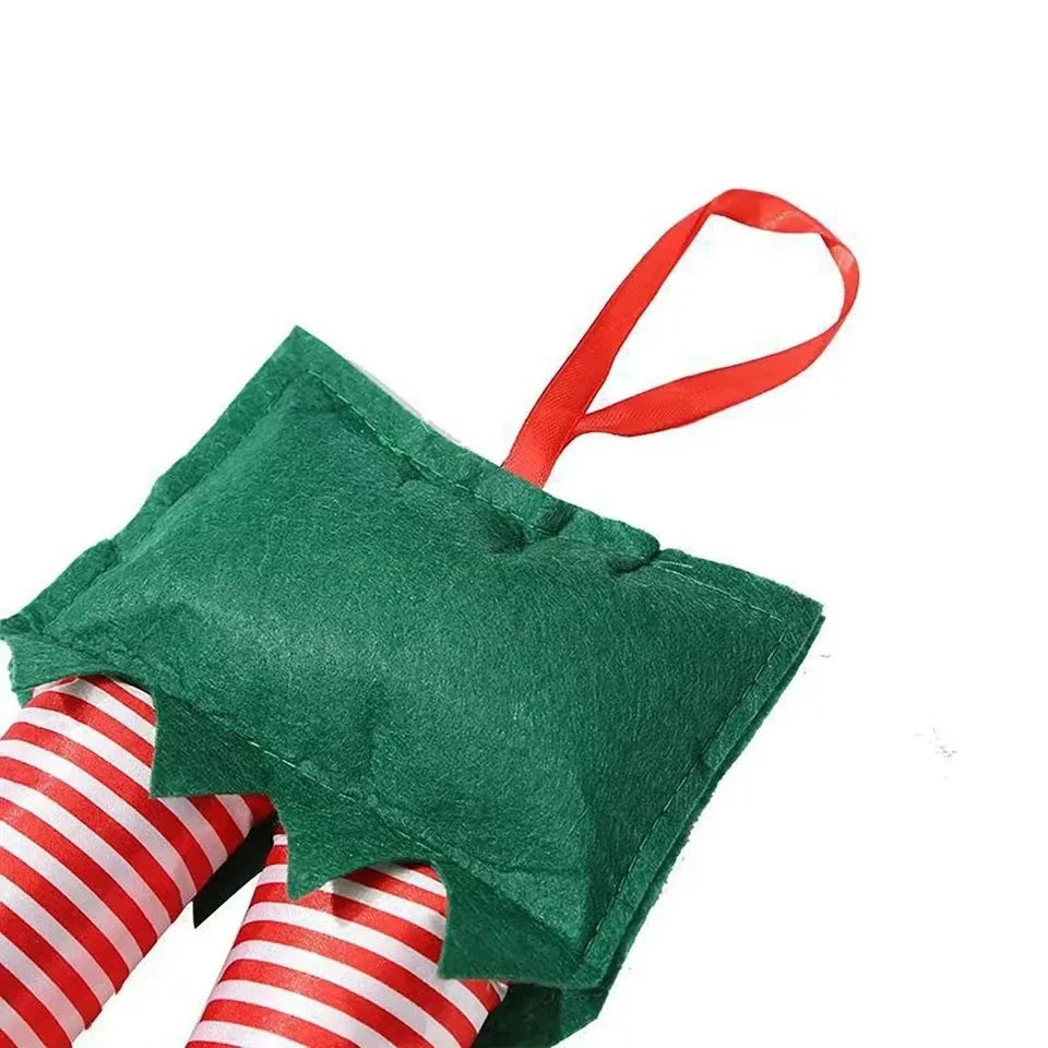 Sevair Deco Santa Elf Car Legs Christmas Decor 12