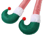 Sevair Deco Santa Elf Car Legs Christmas Decor 13